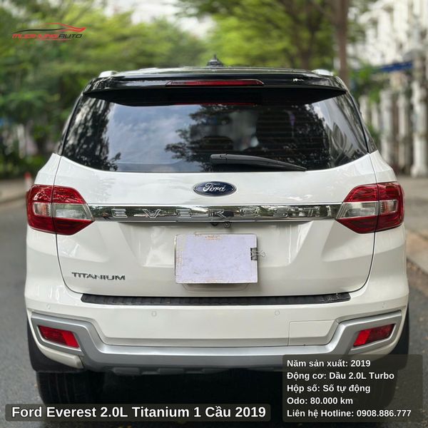 Ford Everest 2.0L Titanium 1 Cầu - 2019