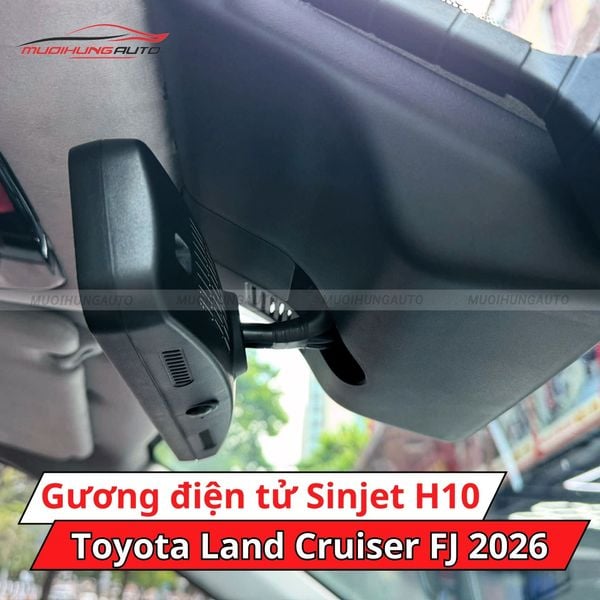 Gương Chiếu Hậu Điện Tử Sinjet H10 Cho Xe Toyota Land Cruiser FJ 2026
