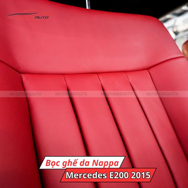 Bọc Ghế Da Nappa Mercedes E200 2015