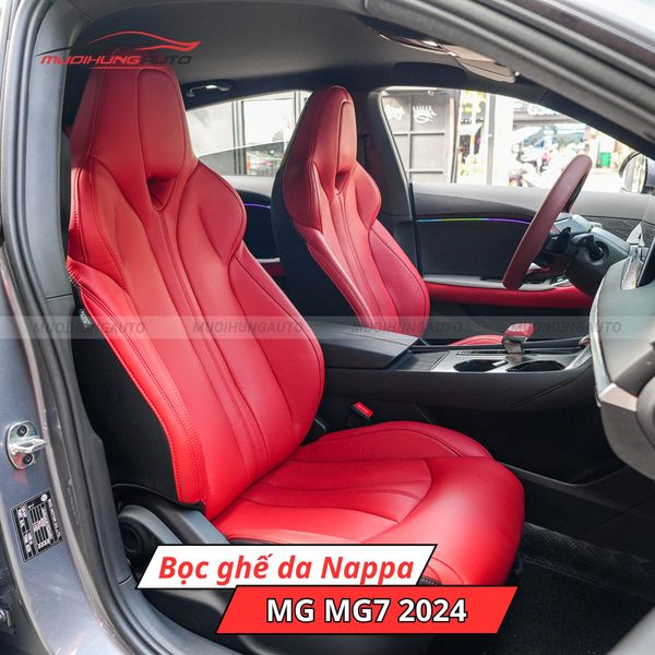 Bọc Ghế Da Nappa MG MG7 2024