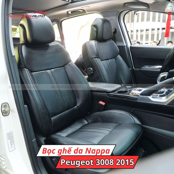 Bọc Ghế Da Nappa Peugeot 3008 2015