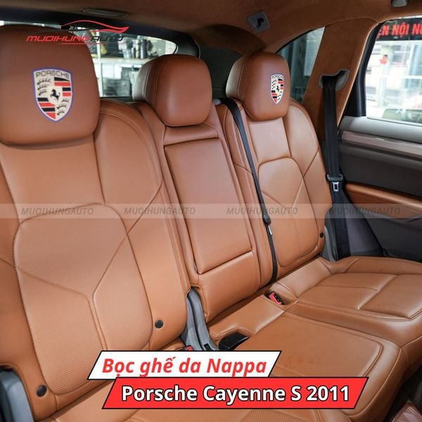 Bọc Ghế Da Nappa Porsche Cayenne S 2011