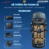 Gói hệ thống âm thanh Alpine 22