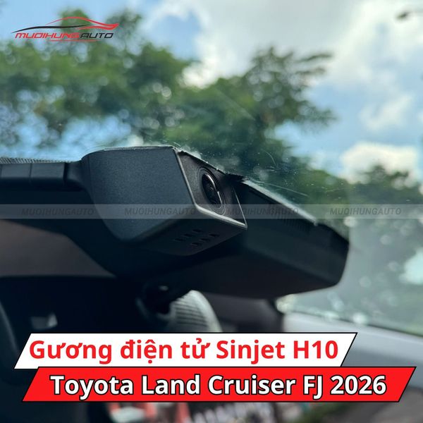 Gương Chiếu Hậu Điện Tử Sinjet H10 Cho Xe Toyota Land Cruiser FJ 2026
