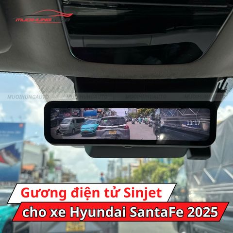 Gương điện tử Sinjet cho xe Hyundai SantaFe 2025