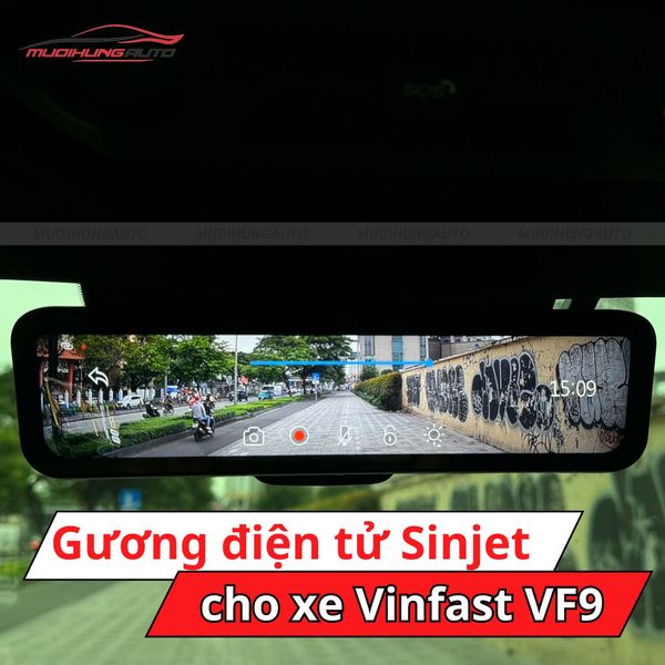 Gương Điện Tử Sinjet H10 Cho Xe Vinfast VF9