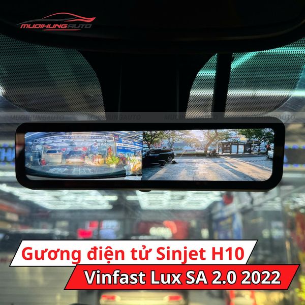 Gương Điện Tử Sinjet H10 Cho Xe Vinfast Lux SA 2.0 2022