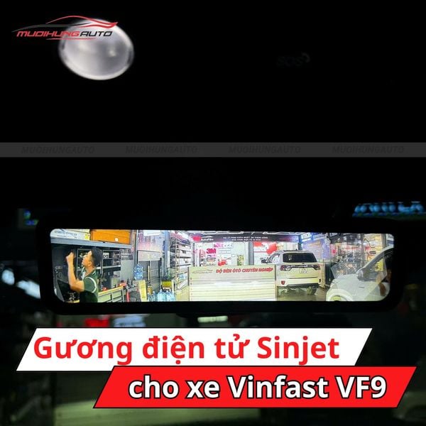 Gương Điện Tử Sinjet H10 Cho Xe Vinfast VF9