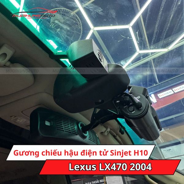 Gương Chiếu Hậu Điện Tử Sinjet H10 Cho Xe Lexus LX470 2004