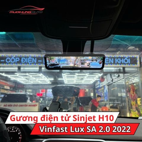 Gương chiếu hậu điện tử Sinjet H10 cho xe Vinfast Lux SA 2.0 2022