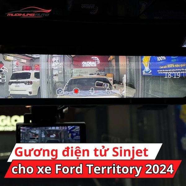 Gương Điện Tử Sinjet H10 Cho Xe Ford Territory 2024