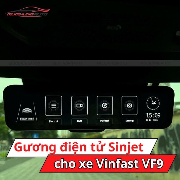 Gương Điện Tử Sinjet H10 Cho Xe Vinfast VF9