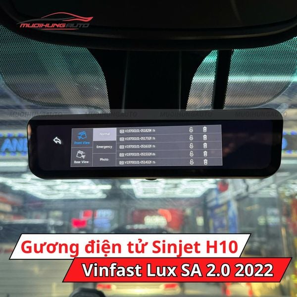 Gương Điện Tử Sinjet H10 Cho Xe Vinfast Lux SA 2.0 2022