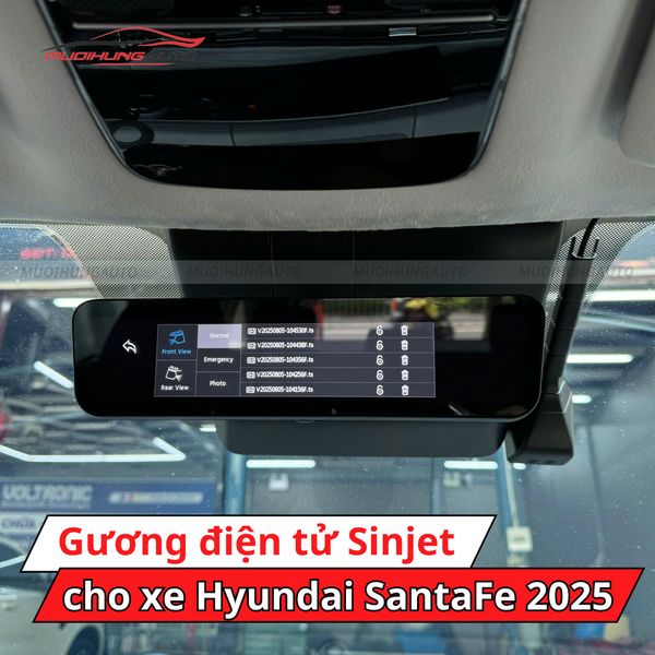 Gương Điện Tử Sinjet Cho Xe Hyundai SantaFe 2025