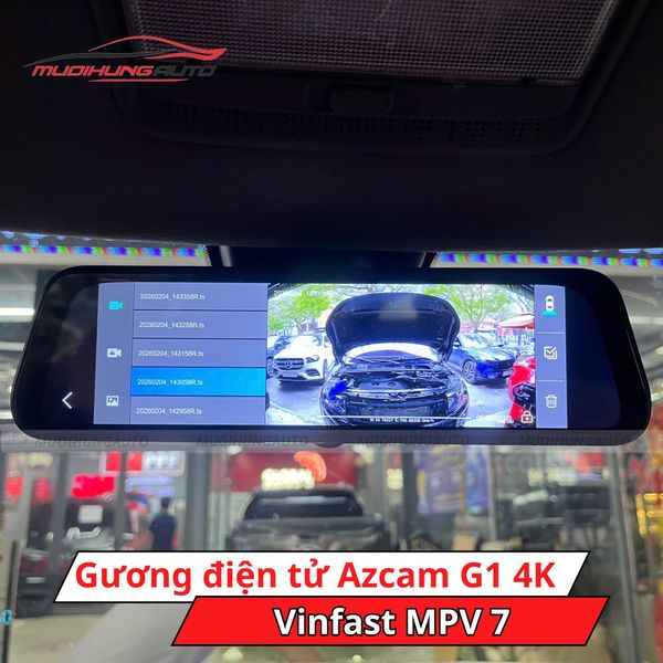 Gương Chiếu Hậu Điện Tử Azcam G1 4K Cho Xe Vinfast MPV 7