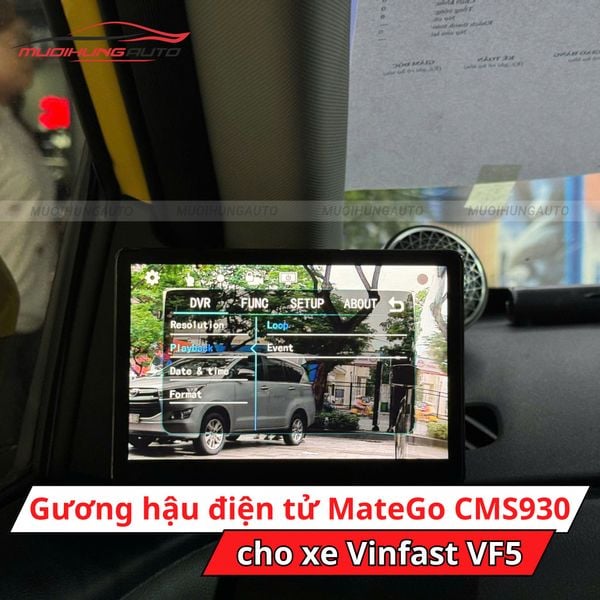 Gương Hậu Điện Tử MateGo CMS930 Cho Xe Vinfast VF5