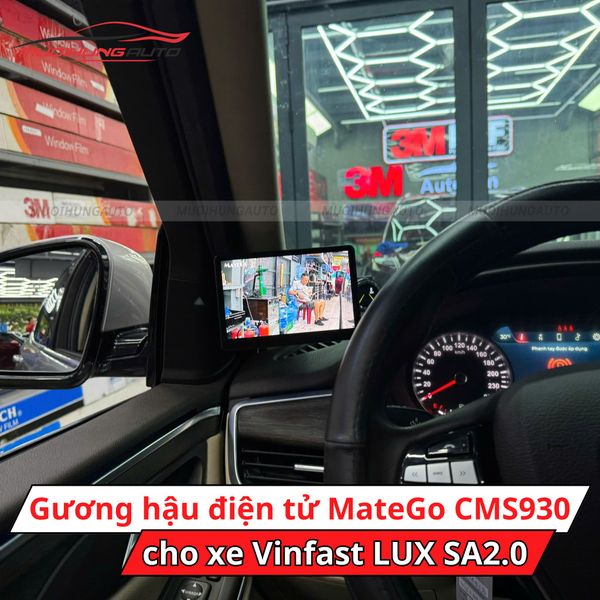 Gương Hậu Điện Tử MateGo CMS930 Cho Xe Vinfast LUX SA2.0