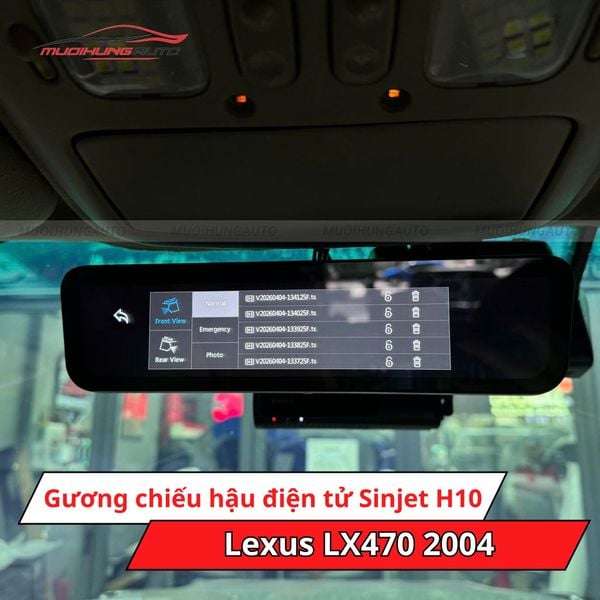 Gương Chiếu Hậu Điện Tử Sinjet H10 Cho Xe Lexus LX470 2004