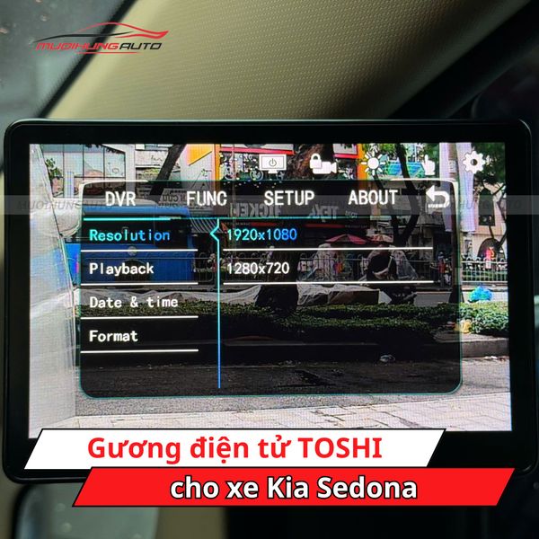 Gương Hậu Điện Tử TOSHI Cho Xe Kia Sedona