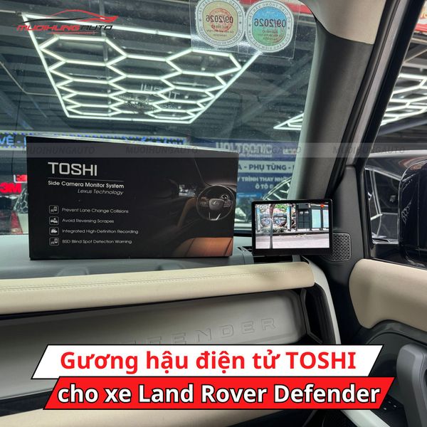 Gương Hậu Điện Tử TOSHI Cho Xe Land Rover Defender