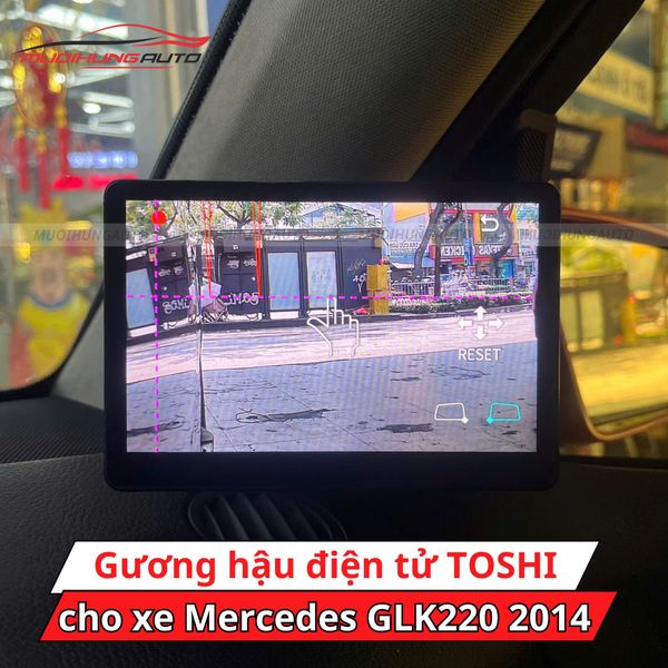 Gương Hậu Điện Tử TOSHI Cho Xe Mercedes GLK220 2014