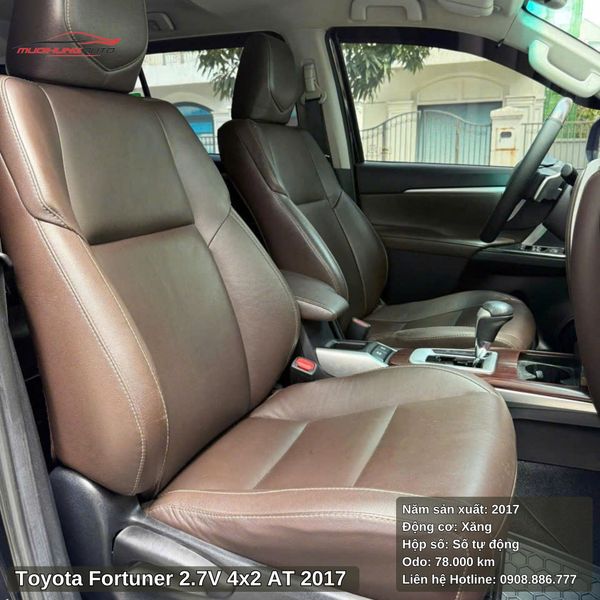 Toyota Fortuner 2.7V 4x2 AT - 2017