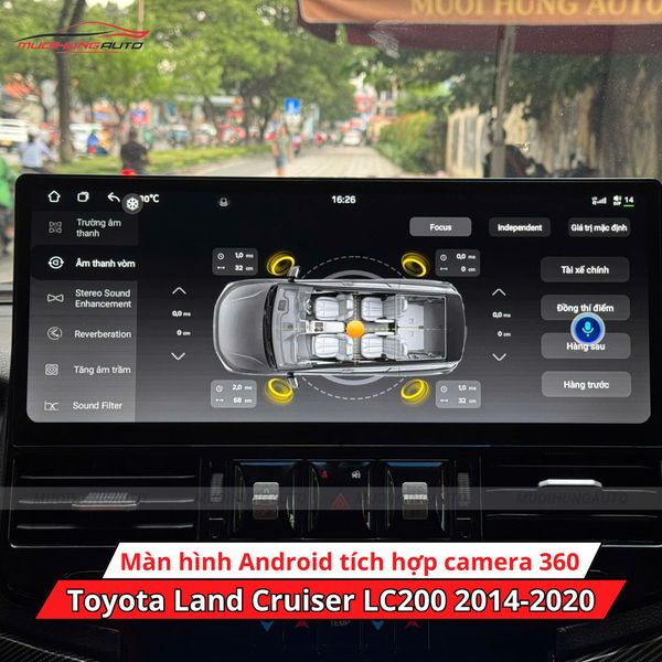 Màn Hình Android Tích Hợp Camera 360 Độ Cho Xe Toyota Land Cruiser LC200 2014-2020