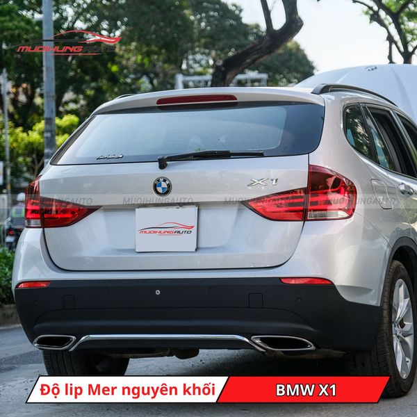 Độ Lip Pô Mercedes Nguyên Khối Cho BMW X1
