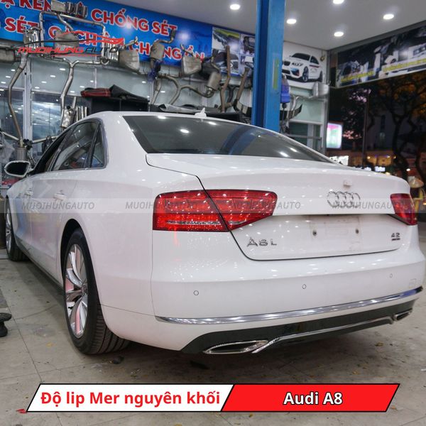 Độ Lip Pô Mercedes Nguyên Khối Cho Audi A8