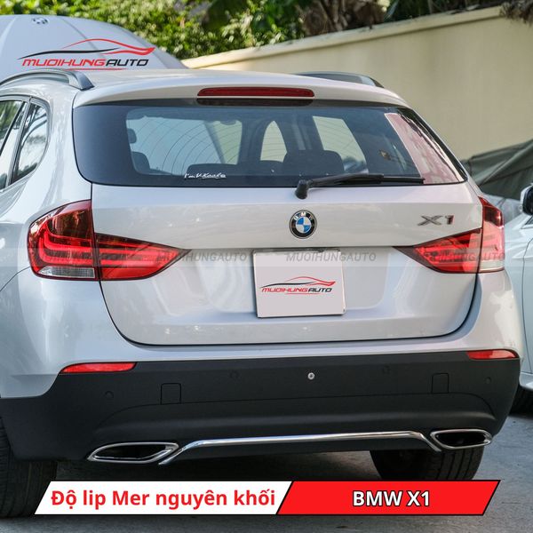 Độ Lip Pô Mercedes Nguyên Khối Cho BMW X1