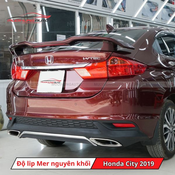 Độ Lip Pô Mercedes Nguyên Khối Cho Honda City 2019
