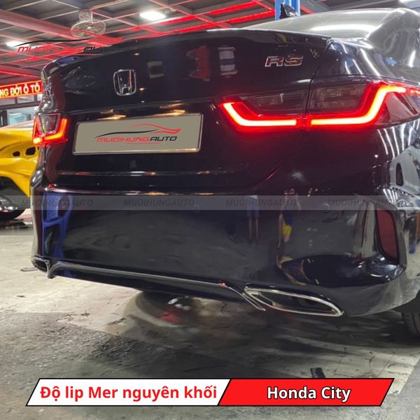 Độ Lip Pô Mercedes Nguyên Khối Cho Honda City