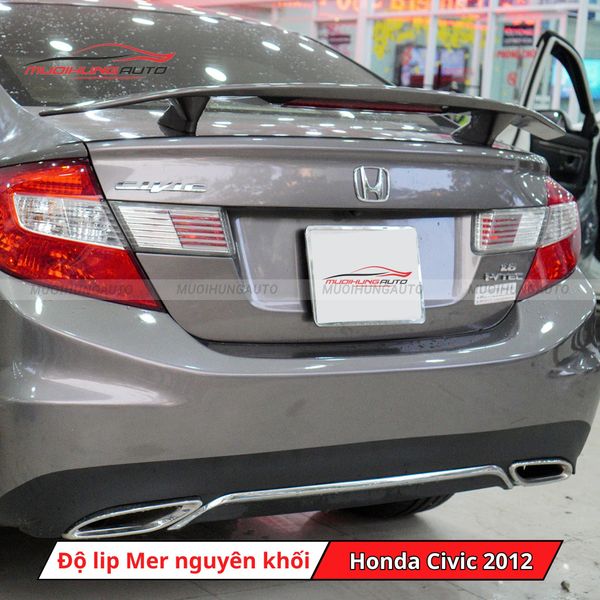 Độ Lip Pô Mercedes Nguyên Khối Cho Honda Civic 2012