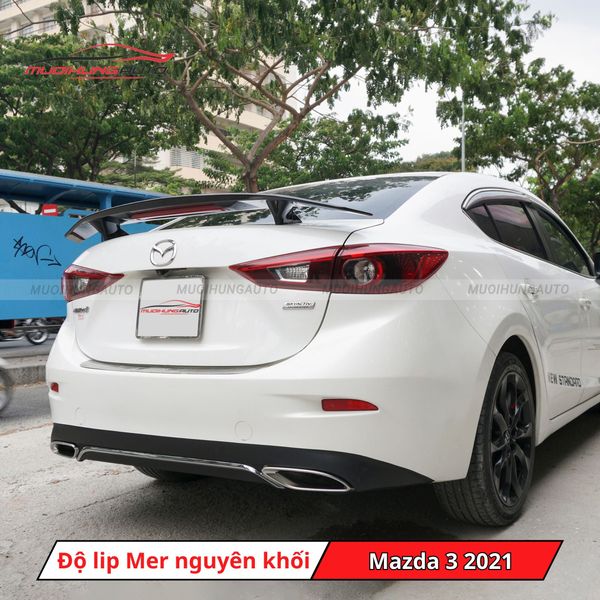 Độ Lip Pô Mercedes Nguyên Khối Cho Mazda 3 2021