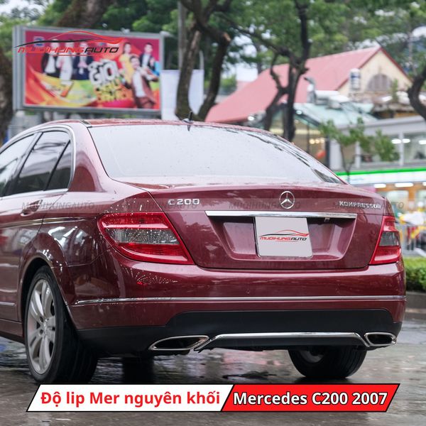 Độ Lip Pô Mercedes Nguyên Khối Cho Mercedes C200 2007