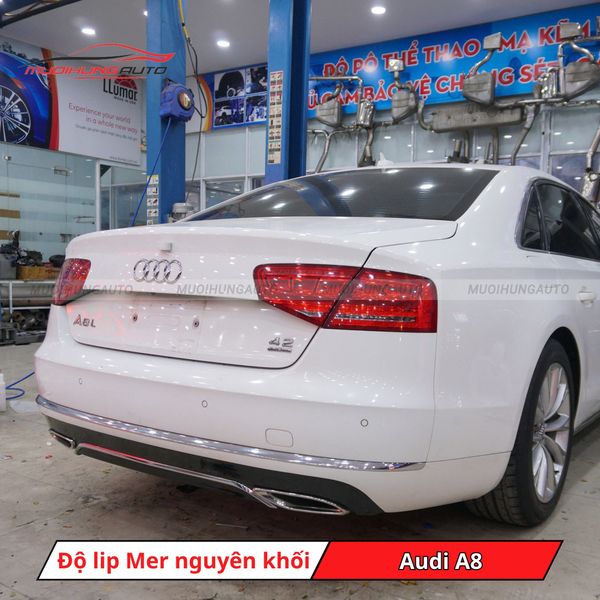 Độ Lip Pô Mercedes Nguyên Khối Cho Audi A8