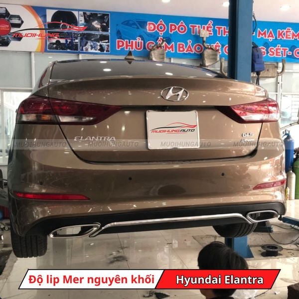 Độ Lip Pô Mercedes Nguyên Khối Cho Hyundai Elantra