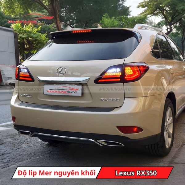 Độ Lip Pô Mercedes Nguyên Khối Cho Lexus RX350