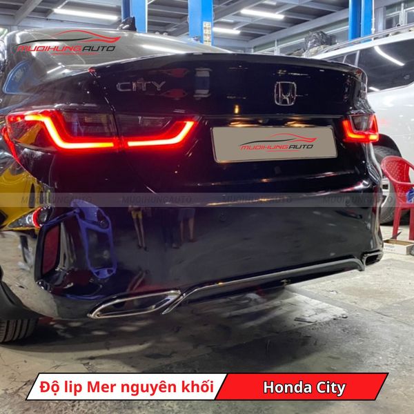 Độ Lip Pô Mercedes Nguyên Khối Cho Honda City