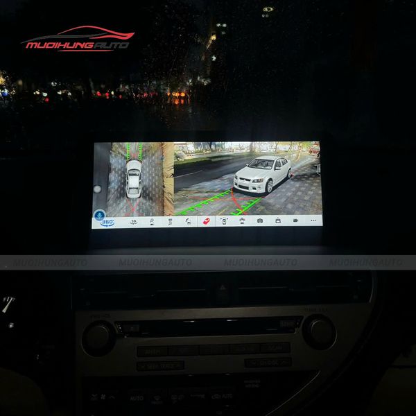 Màn Hình Android Tích Hợp Camera 360 Độ Cho Xe Lexus RX450h 2010