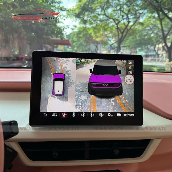 Màn Hình Android Tích Hợp Camera 360 Độ Cho Xe Vinfast VF3