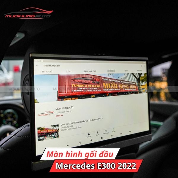 Màn Hình Gối Đầu Ô Tô Mercedes E300 2022