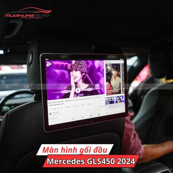 Màn Hình Gối Đầu Ô Tô Mercedes GLS450 2024