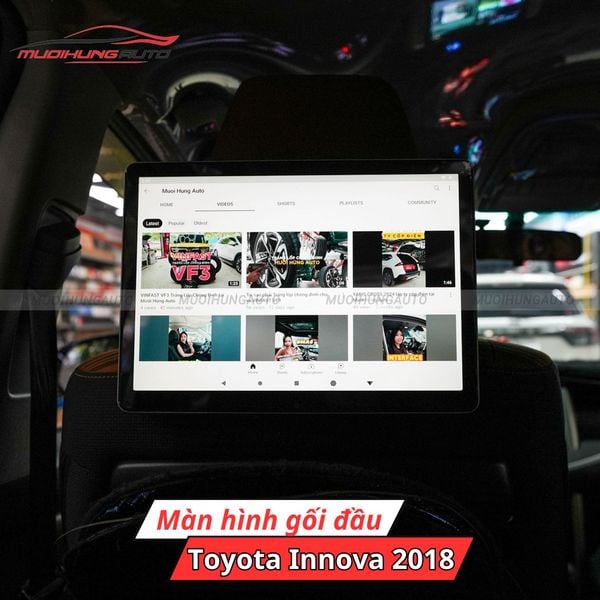 Màn Hình Gối Đầu Ô Tô Toyota Innova 2018