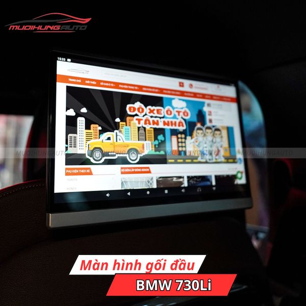Màn Hình Gối Đầu Ô Tô BMW 730Li