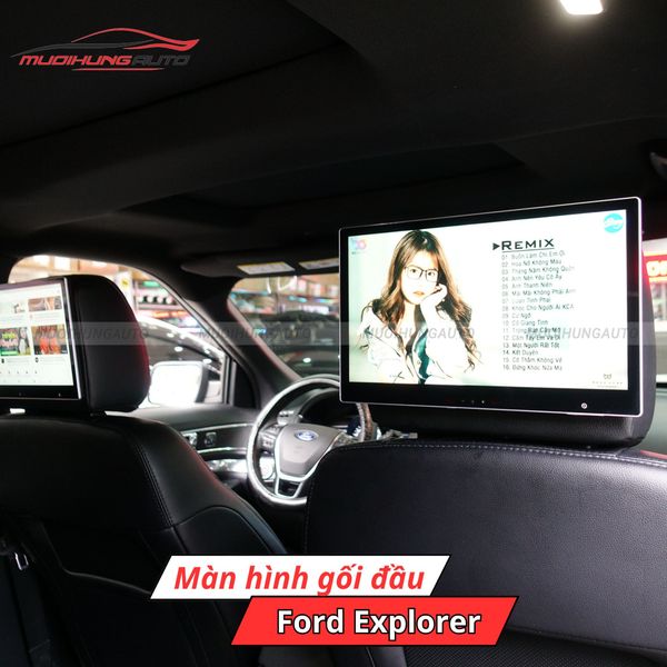 Màn Hình Gối Đầu Ô Tô Ford Explorer