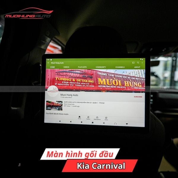Màn Hình Gối Đầu Ô Tô Kia Carnival