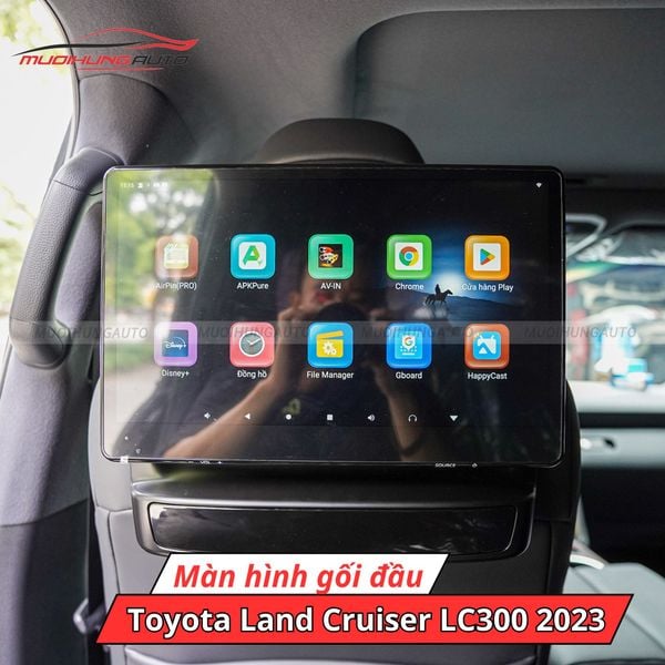 Màn Hình Gối Đầu Ô Tô Toyota Land Cruiser LC300 2023