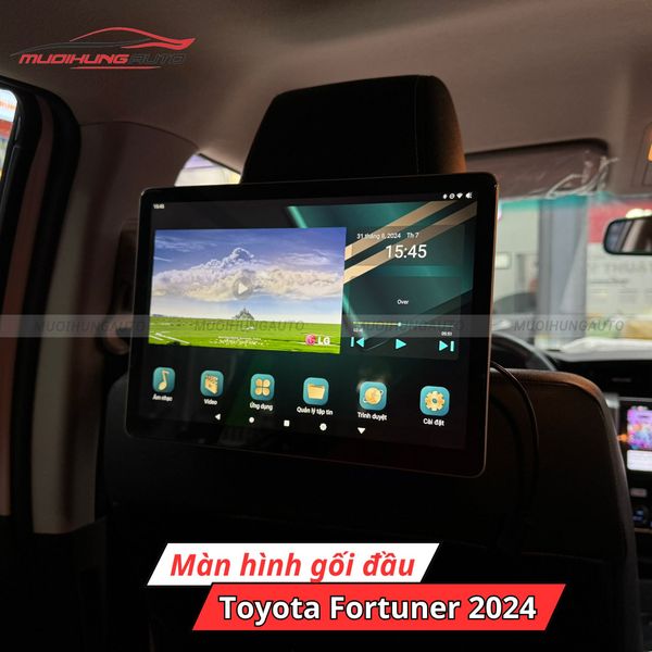 Màn Hình Gối Đầu Ô Tô Toyota Fortuner 2024