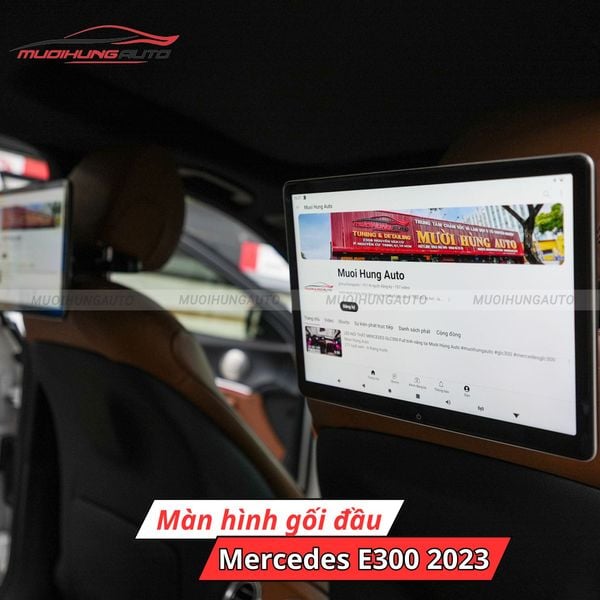 Màn Hình Gối Đầu Ô Tô Mercedes E300 2023